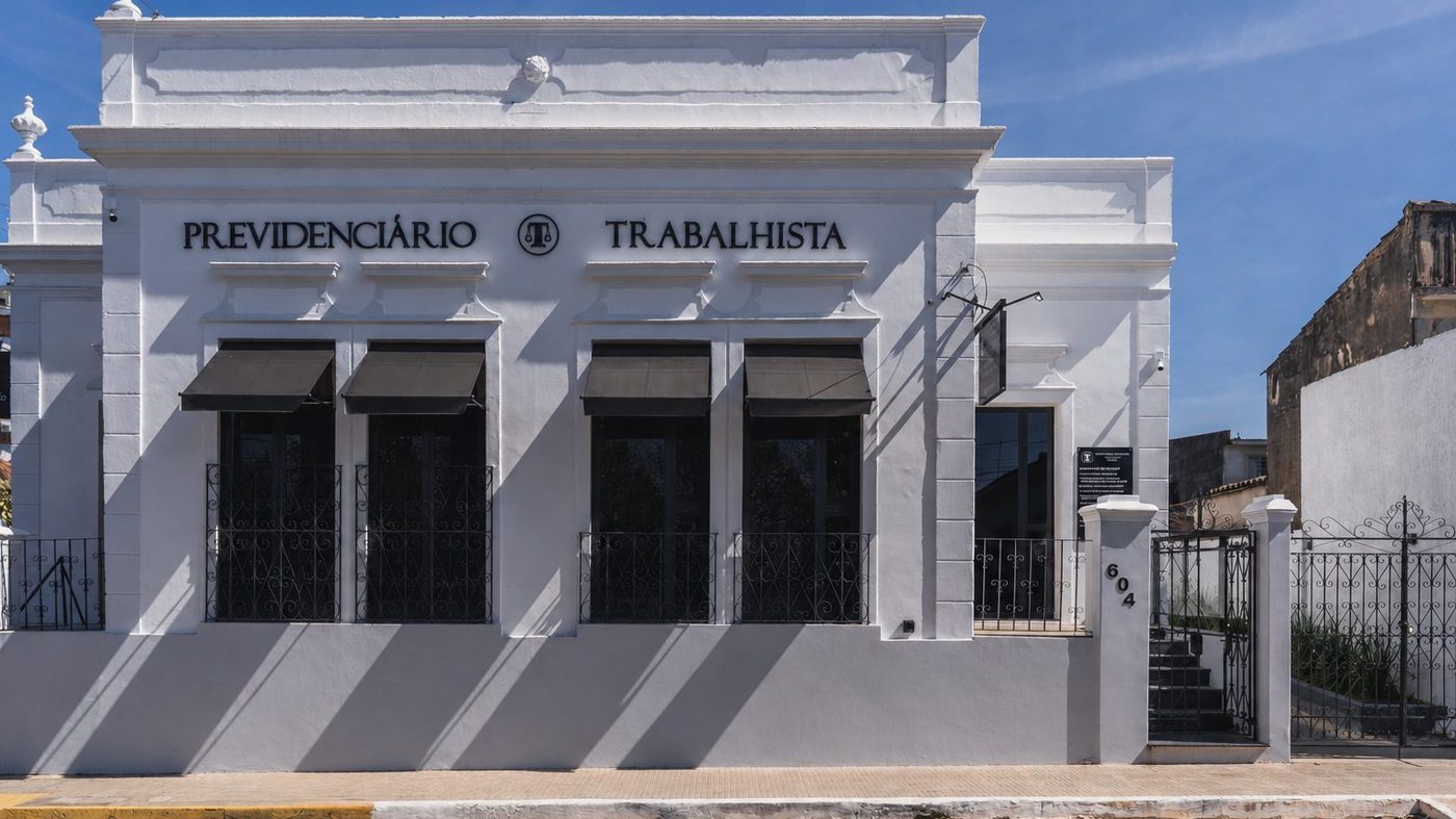 Fachada do escritório Britto & Rodrigues Advogados Associados, na Rua Francisco Leivas, 604, centro de São Gabriel/RS